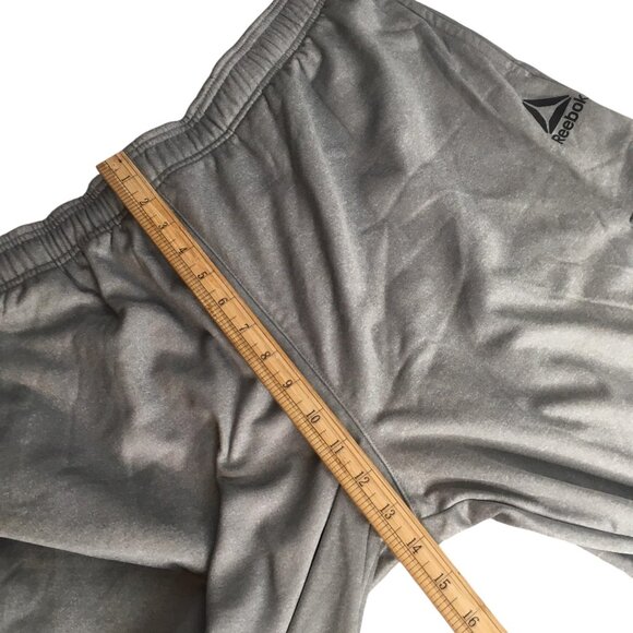 Reebok Pants Mens 3XL Gray Cargo Joggers Fleece Lined Elastic Waist Drawstring - Picture 10 of 16
